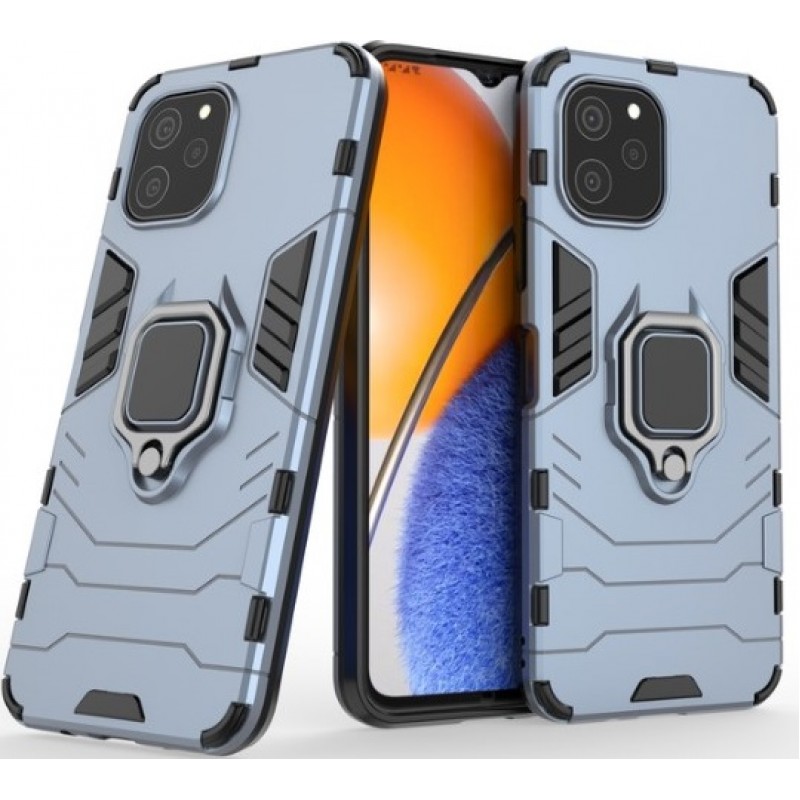 Θήκη Ring Armor Magnetic Stand Huawei Nova Y61 Shockproof Blue