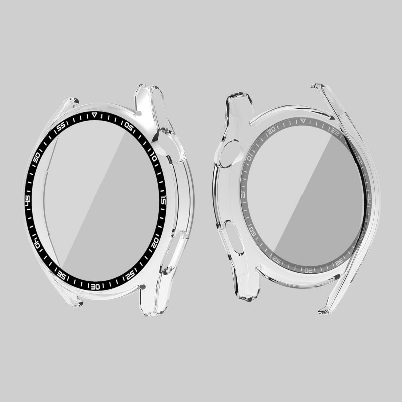 Θήκη PC Full Glass Screen Protector with Scale Huawei Watch GT 4 (46mm) Clear
