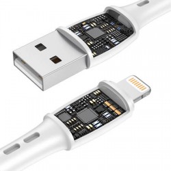 Καλώδιο Data Vipfan USB to Lightning 3A 2m (X05LT) White