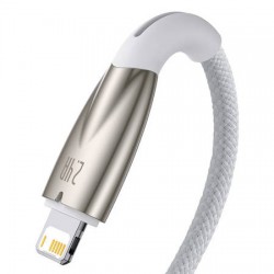 Καλώδιο Data Baseus Glimmer Series USB to Lightning Cable 2.4A 1m (CADH000202) White