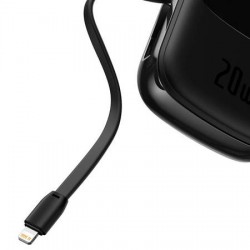 Εξωτερική Μπαταρία Baseus Qpow 20000mAh PowerBank USB/Type-C & Type C Cable Black (PPQD060201)