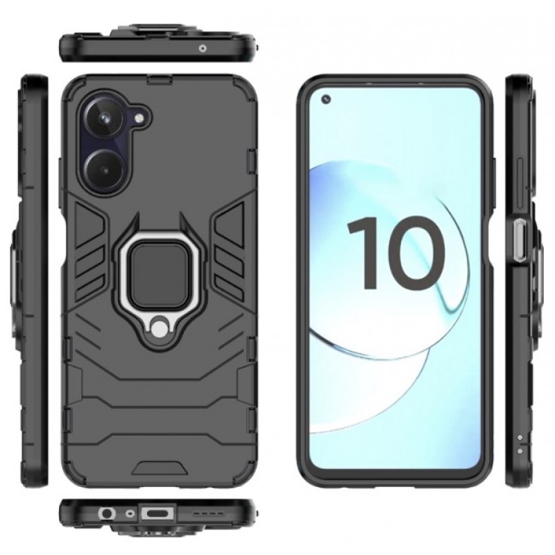 Θήκη Ring Armor Magnetic Stand Realme Note 60 Black