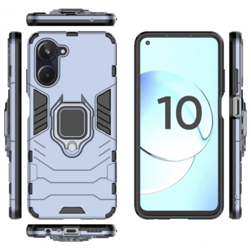 Θήκη Ring Armor Magnetic Stand Realme 10 4G Blue