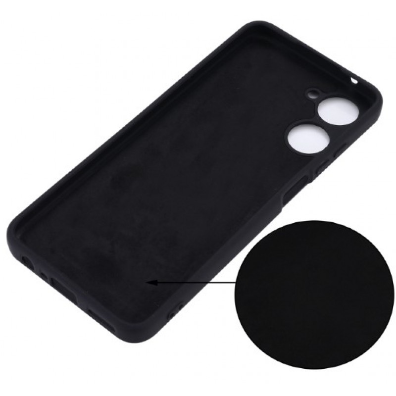 Θήκη  Liquid Silicone Case RealMe 10 4G Black