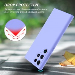 Θήκη Silicone Case Samsung Galaxy S23 Ultra 5G S918 Light Purple