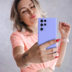 Θήκη Silicone Case Samsung Galaxy S23 Ultra 5G S918 Light Purple