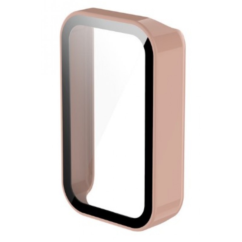 Θήκη PC Full Glass Screen Protector Huawei Band 8 Pink