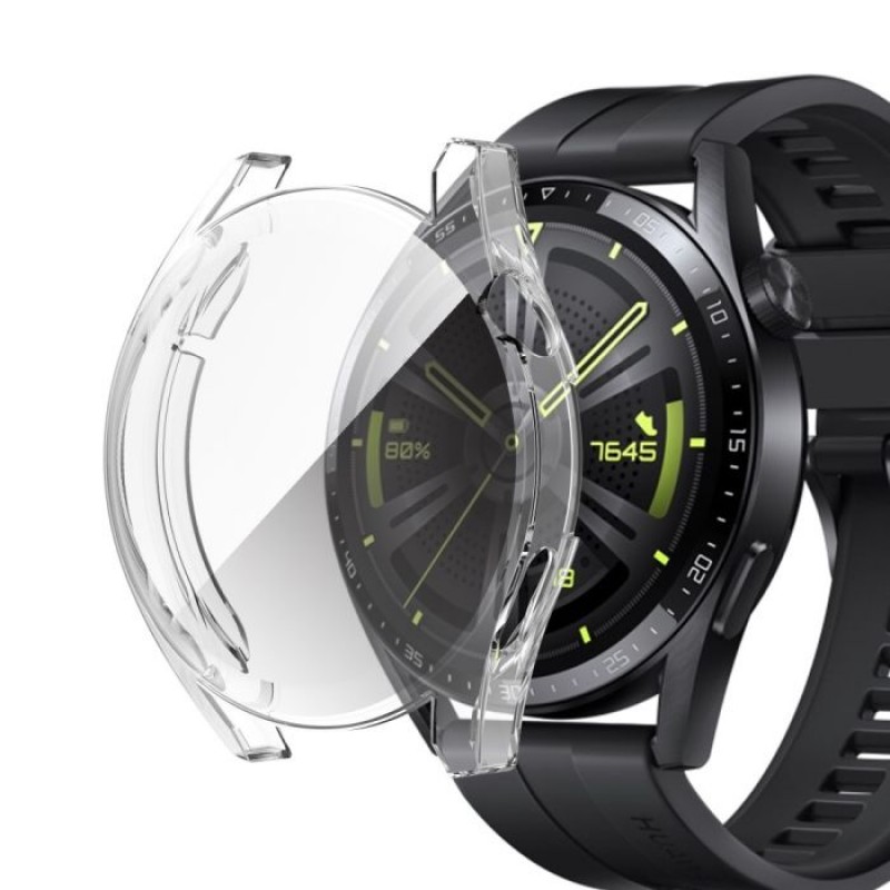 Θήκη Electroplated TPU Full Cover Huawei Watch GT 3 SE/GT/GT Runner Clear