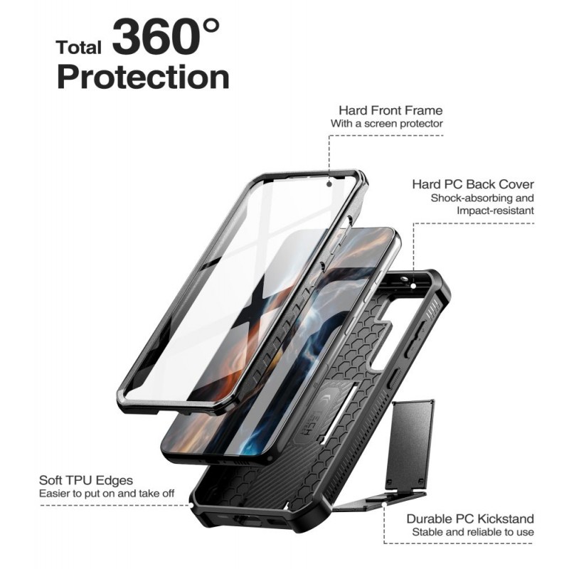 Θήκη Tech-Protect Kevlar Pro Samsung Galaxy S23 5G S911 Black