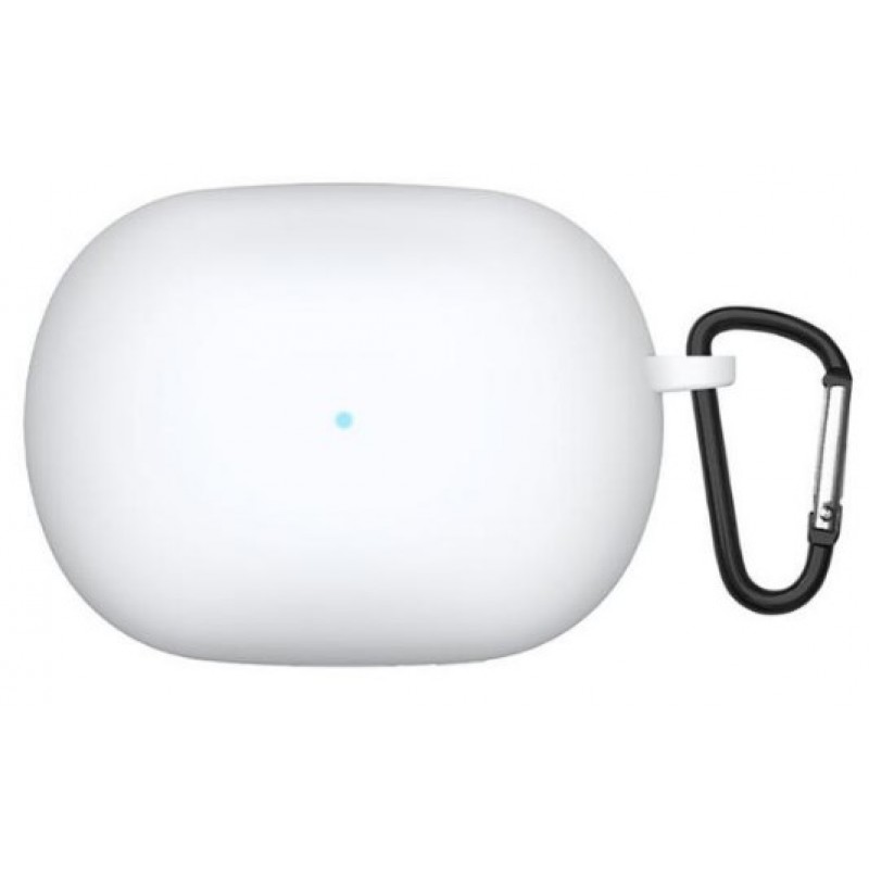 Θήκη Xiaomi Buds 4 Pro Silicone Skin with Carabiner White