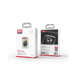Φορτιστής Αυτοκινήτου XO CC49 Car Charger 2x USB 2,4A Brown