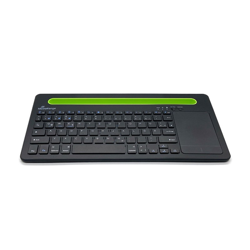Ασύρματο Πληκτρολόγιο MediaRange Bluetooth Keyboard with 78 keys, touchpad & Tablet slot Black (MROS131-GR)