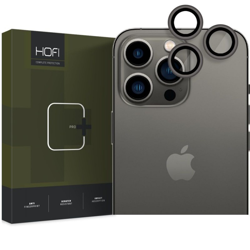 Γυαλί Προστασίας Hofi CamRing Pro+ Apple iPhone 14 Pro (6.1")/ iPhone 14 Pro Max (6.7") 9H Camera Lens  Black