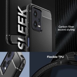 Θήκη Spigen Rugged Armor Xiaomi Poco X5 5G/Redmi Note 12 5G Matte Black (ACS05787) Θήκη Spigen Rugged Armor Xiaomi Poco X5 5G/Redmi Note 12 5G Matte Black (ACS05787)