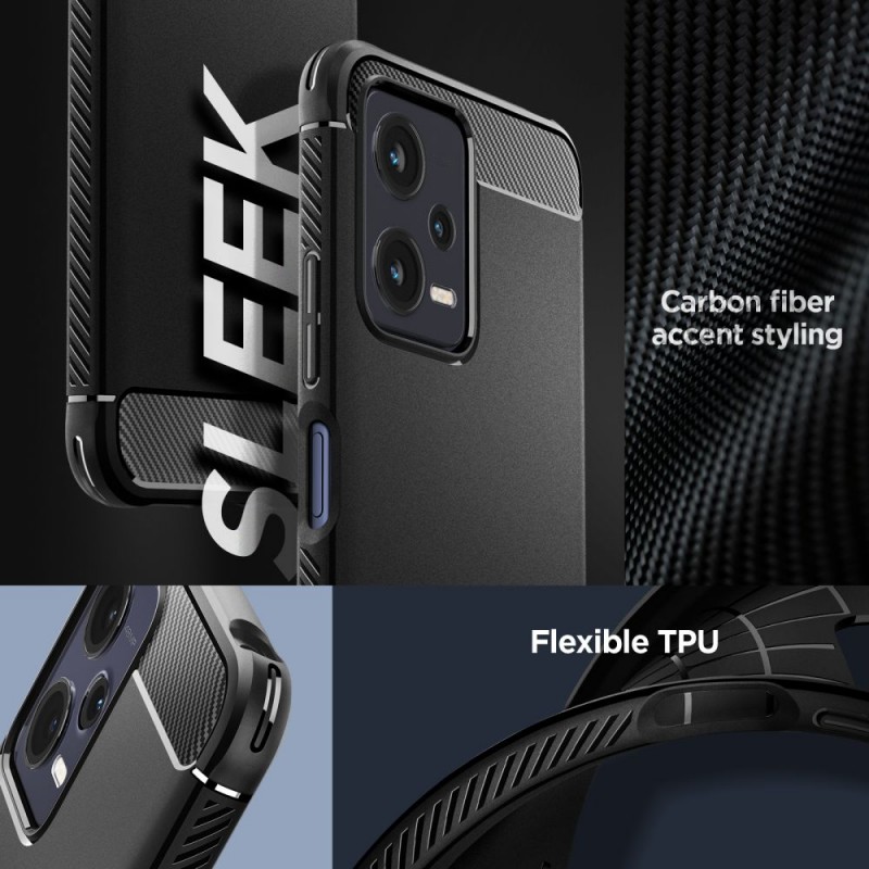 Θήκη Spigen Rugged Armor Xiaomi Poco X5 5G/Redmi Note 12 5G Matte Black (ACS05787) Θήκη Spigen Rugged Armor Xiaomi Poco X5 5G/Redmi Note 12 5G Matte Black (ACS05787)
