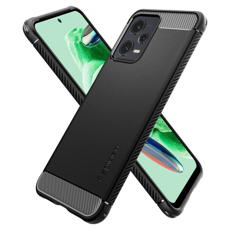 Θήκη Spigen Rugged Armor Xiaomi Poco X5 5G/Redmi Note 12 5G Matte Black (ACS05787) Θήκη Spigen Rugged Armor Xiaomi Poco X5 5G/Redmi Note 12 5G Matte Black (ACS05787)