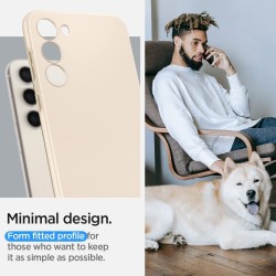 Θήκη Spigen Thin Fit Samsung Galaxy S23 5G S911 Pearled Ivory (ACS06083)