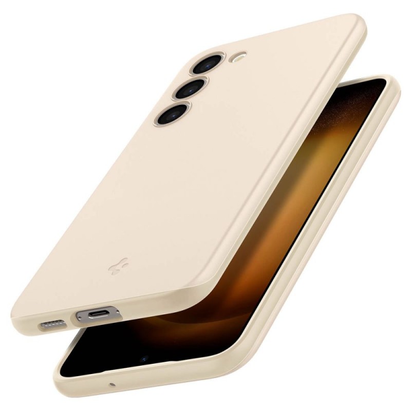 Θήκη Spigen Thin Fit Samsung Galaxy S23 5G S911 Pearled Ivory (ACS06083)