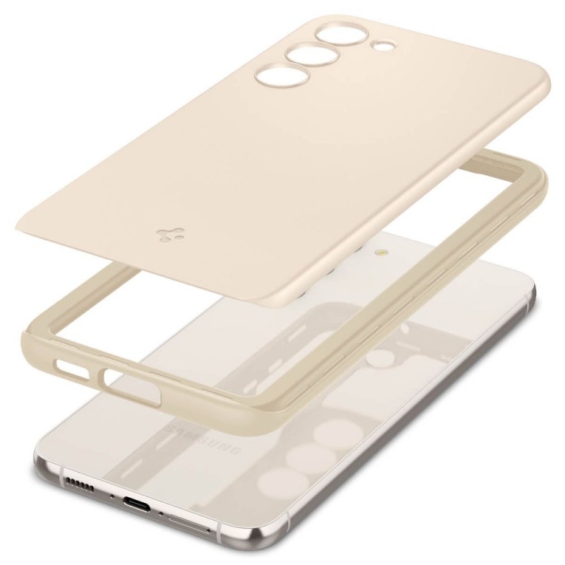 Θήκη Spigen Thin Fit Samsung Galaxy S23 5G S911 Pearled Ivory (ACS06083)