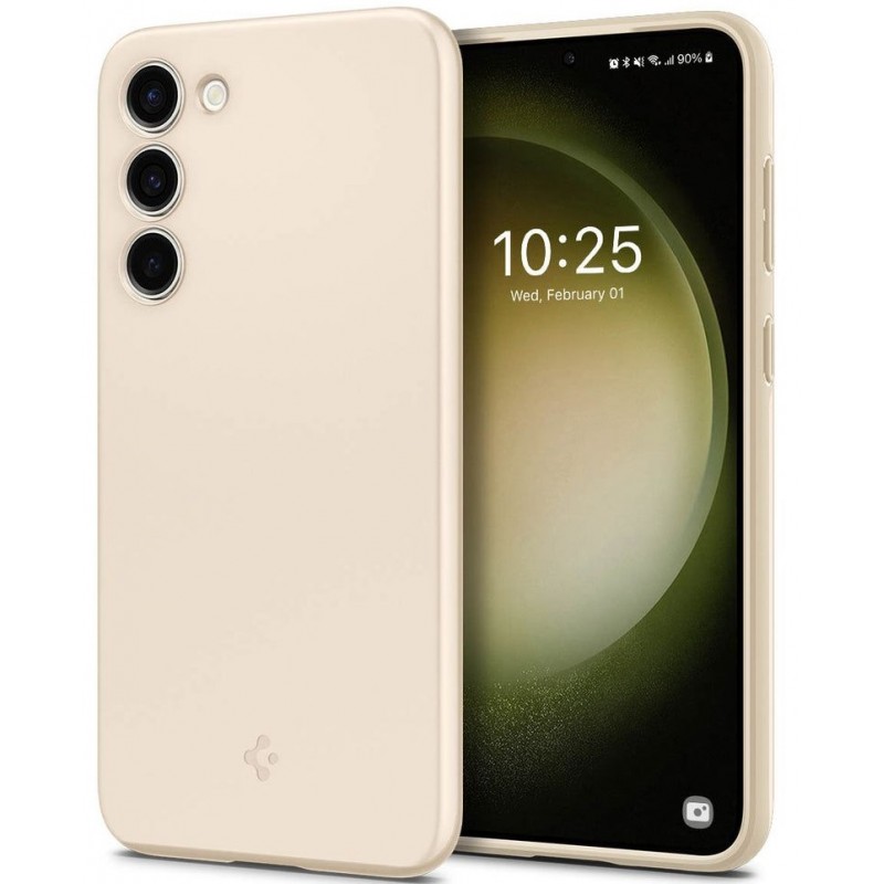 Θήκη Spigen Thin Fit Samsung Galaxy S23 5G S911 Pearled Ivory (ACS06083)