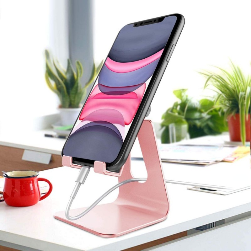 Βάση Γραφείου Tech-Protect Z4A Universal Stand Holder για Tablets/Smartphone (4"- 8") Rose Gold