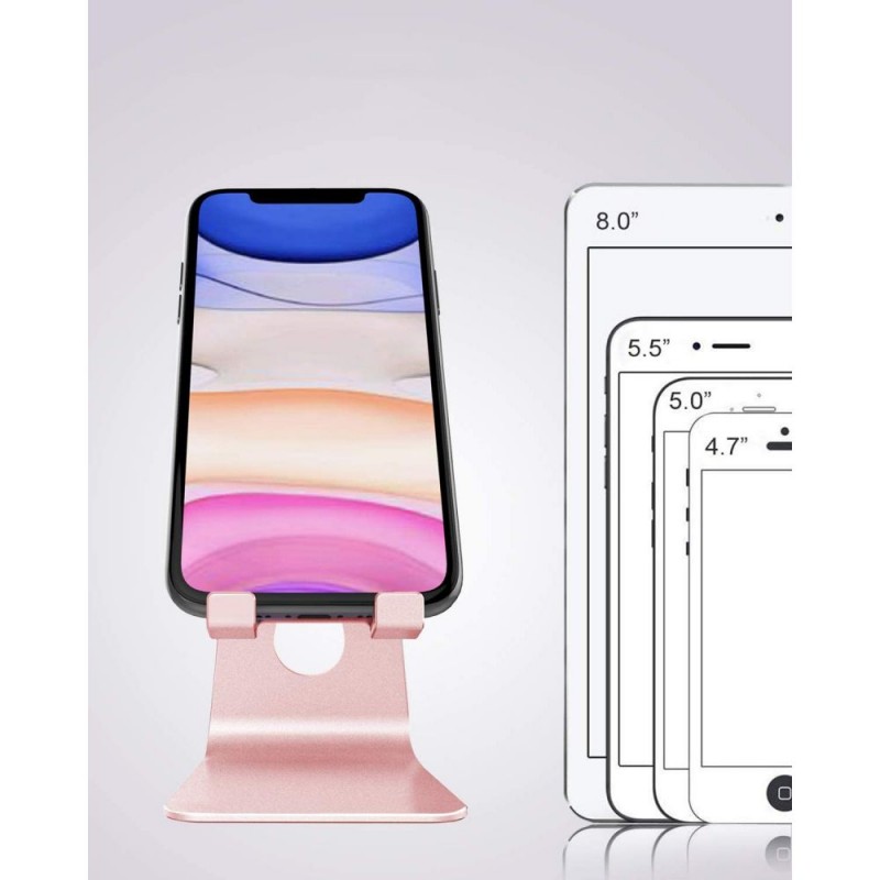 Βάση Γραφείου Tech-Protect Z4A Universal Stand Holder για Tablets/Smartphone (4"- 8") Rose Gold