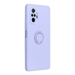 Θήκη Real Smooth Silicone Ring Finger Grip Xiaomi Redmi Note 12 Violet