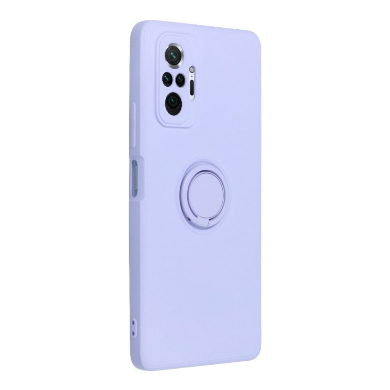 Θήκη Real Smooth Silicone Ring Finger Grip Xiaomi Redmi Note 12 Violet