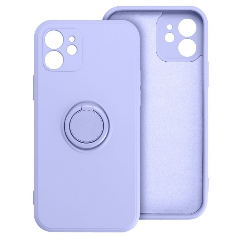 Θήκη Real Smooth Silicone Ring Finger Grip Xiaomi Redmi Note 12 Violet