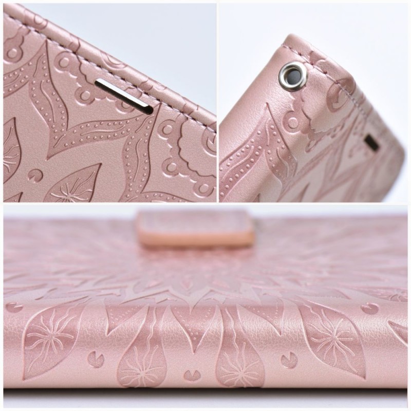 Θήκη Book Mezzo Samsung Galaxy A56 SM-A566 / A36 SM-A366 5G Mandala Rose Gold Θήκη Book Mezzo Samsung Galaxy A56 SM-A566 / A36 SM-A366 5G Mandala Rose Gold