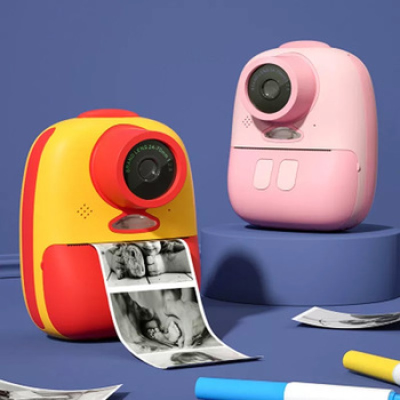 Κάμερα Instant Print For Kids D10 Yellow/Red