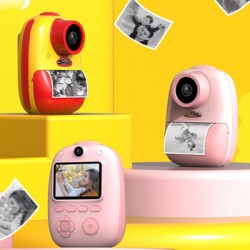 Κάμερα Instant Print For Kids D10 Yellow/Red