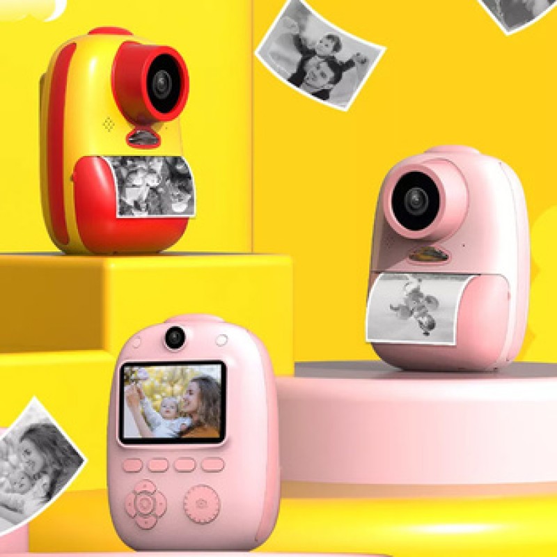 Κάμερα Instant Print For Kids D10 Yellow/Red