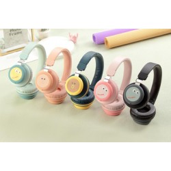 Ακουστικά Bluetooth GJBY Bluetooth Dinosaur Headphones CA-030 Navy