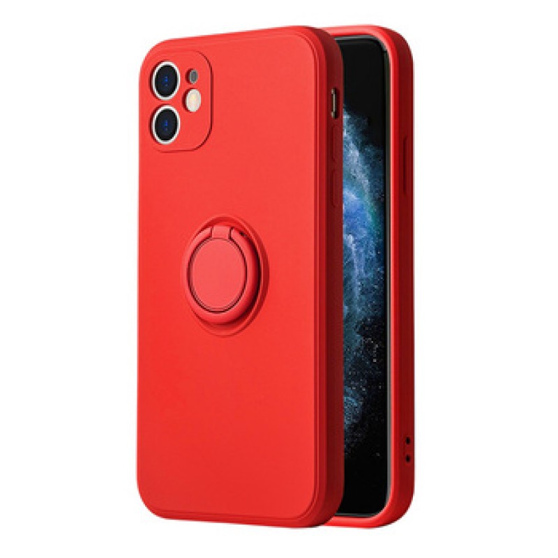 Θήκη Vennus Silicone Ring Finger Grip Xiaomi Redmi Note 10 5G/Redmi Note 10T 5G/Poco M3 Pro Red