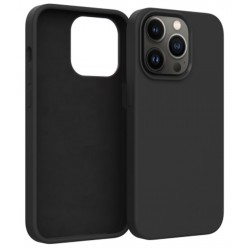 Θήκη 4smarts Cupertino Silicone Apple iPhone 14 Pro (6.1") Black (4S540150)