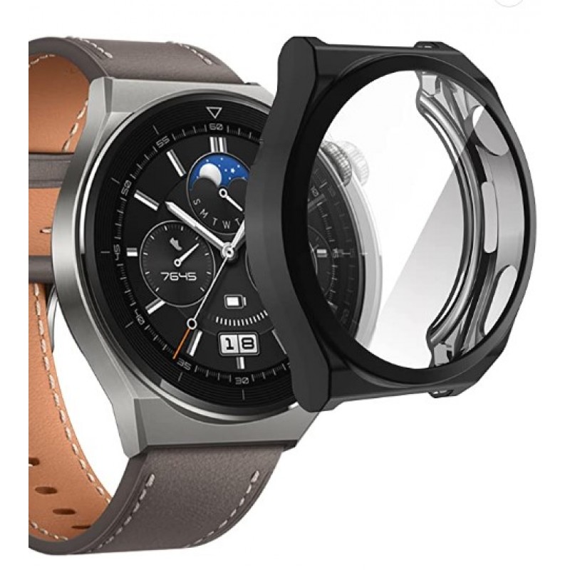 Θήκη Electroplated TPU Full Cover Huawei Watch GT 5 Pro (42mm) Black