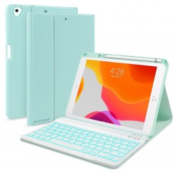 Θήκη Πληκτρολογίου/ Υποδοχή Γραφίδας & Keyboard QWERTY Apple iPad 10.2" (19/20/21) Green