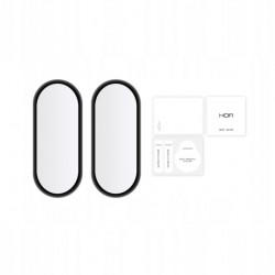 Γυαλί Προστασίας Hofi Hybrid Pro+ Xiaomi Mi Smart Band 7 Tempered Glass 7H AntiCrash / AntiShock Black (2τμχ)