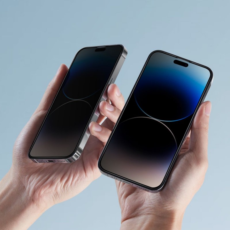 Γυαλί Προστασίας Hofi Anti Spy Glass Pro+ 2-Pack Samsung Galaxy S25 Ultra 5G SM-S938 9H AntiCrash/AntiShock Privacy (2τμχ)