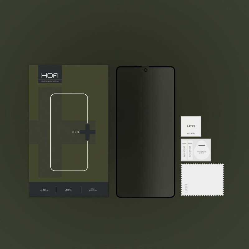 Γυαλί Προστασίας Hofi Anti Spy Glass Pro+ 2-Pack Samsung Galaxy S25 Ultra 5G SM-S938 9H AntiCrash/AntiShock Privacy (2τμχ)