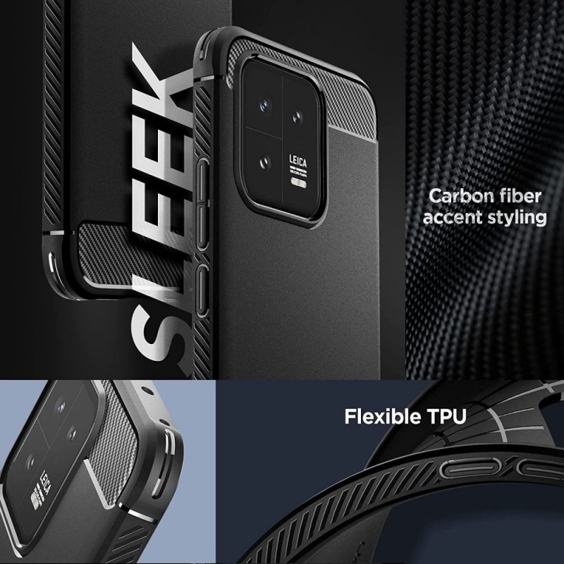 Θήκη Spigen Rugged Armor Xiaomi 13 Pro Matte Black (ACS05325) Θήκη Spigen Rugged Armor Xiaomi 13 Pro Matte Black (ACS05325)