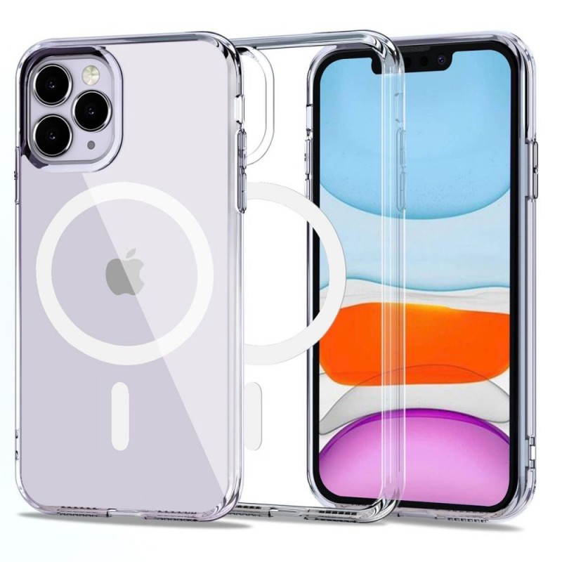 Θήκη Frost Mag Cover with Camera Protection Apple iPhone 11 Pro (5.8") Clear