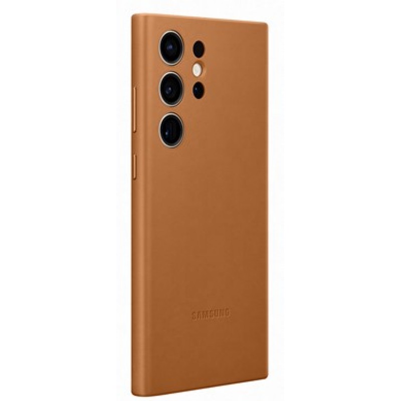Θήκη Samsung Galaxy S23 Ultra 5G S918 Leather Cover EF-VS918LAEGWW Camel (Original)