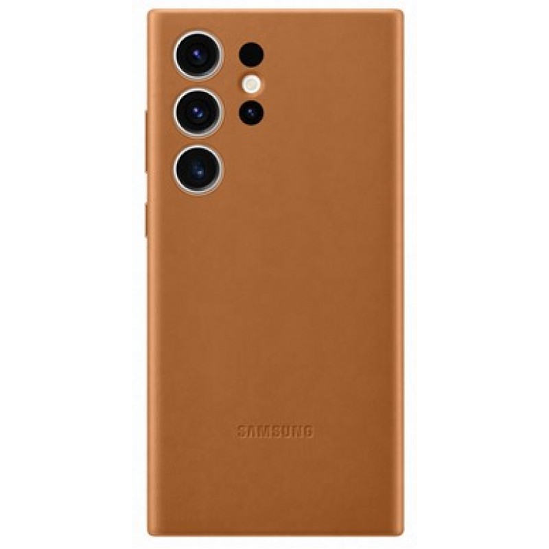 Θήκη Samsung Galaxy S23 Ultra 5G S918 Leather Cover EF-VS918LAEGWW Camel (Original)
