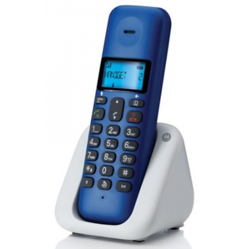 Ασύρματο Τηλέφωνο Motorola Dect T301 Royal Blue