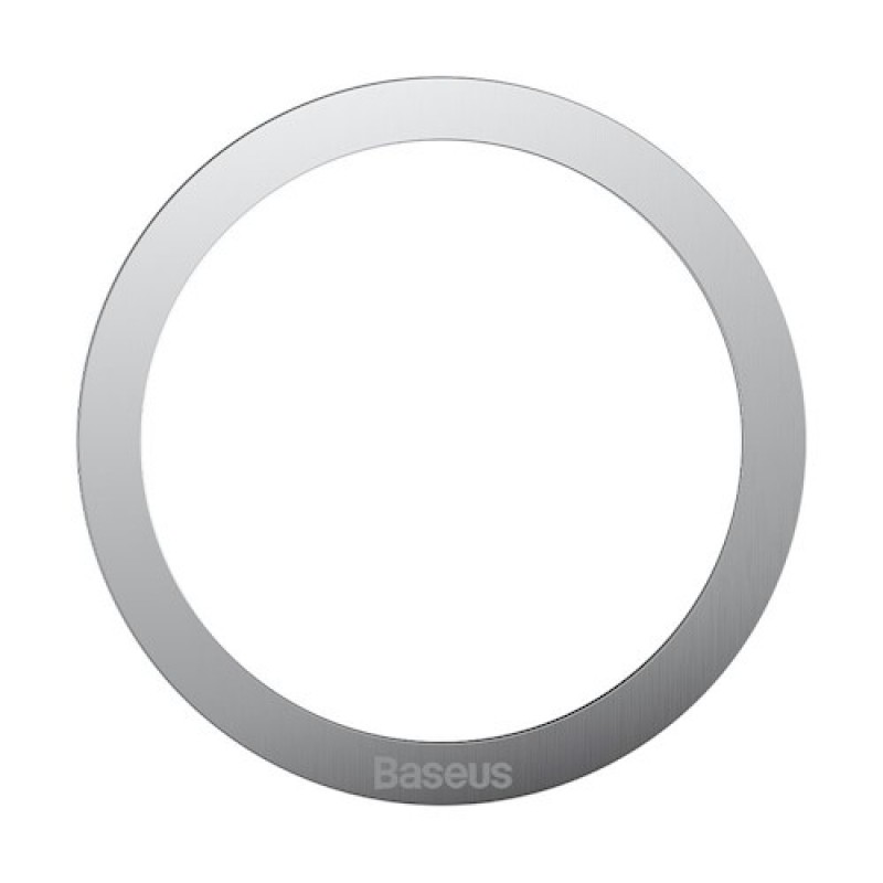 Baseus Halo Ανταλλακτικές Μαγνητικές Πλάκες Sticker Magnetic holder round Silver (2 τμχ)