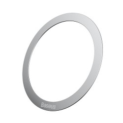 Baseus Halo Ανταλλακτικές Μαγνητικές Πλάκες Sticker Magnetic holder round Silver (2 τμχ)