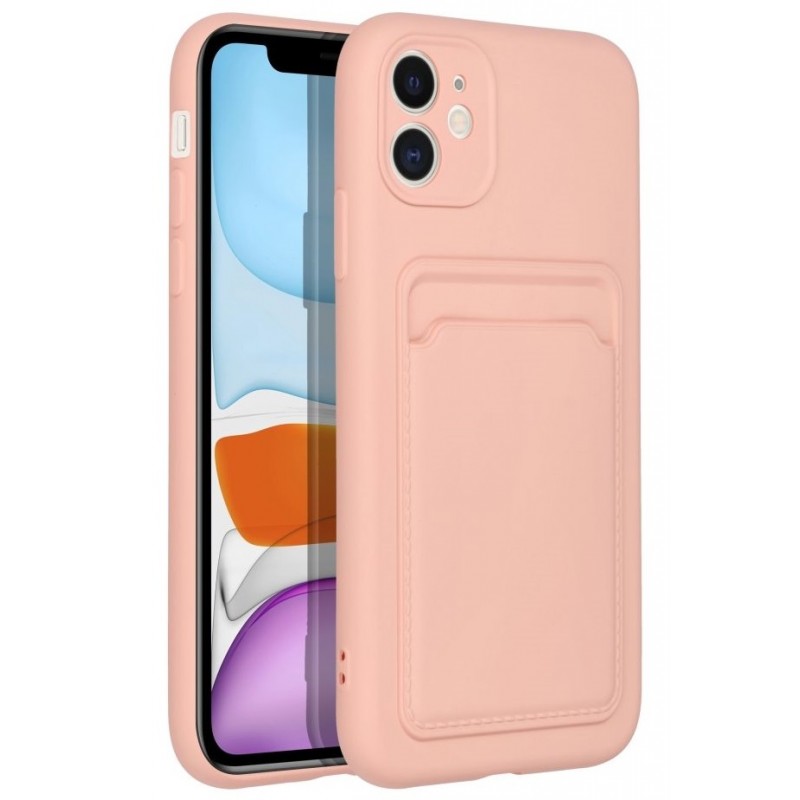 Θήκη Card Case Apple iPhone 11 (6.1") Pink