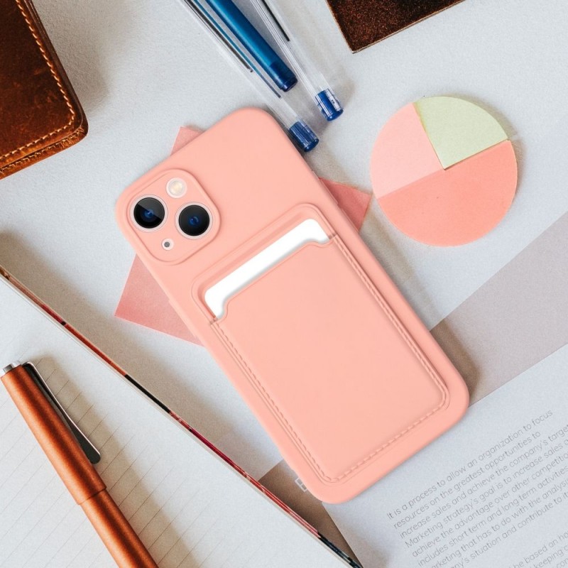 Θήκη Card Case Apple iPhone 11 (6.1") Pink